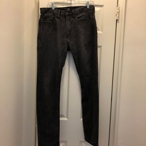 Gap Slim Straight Black Jeans